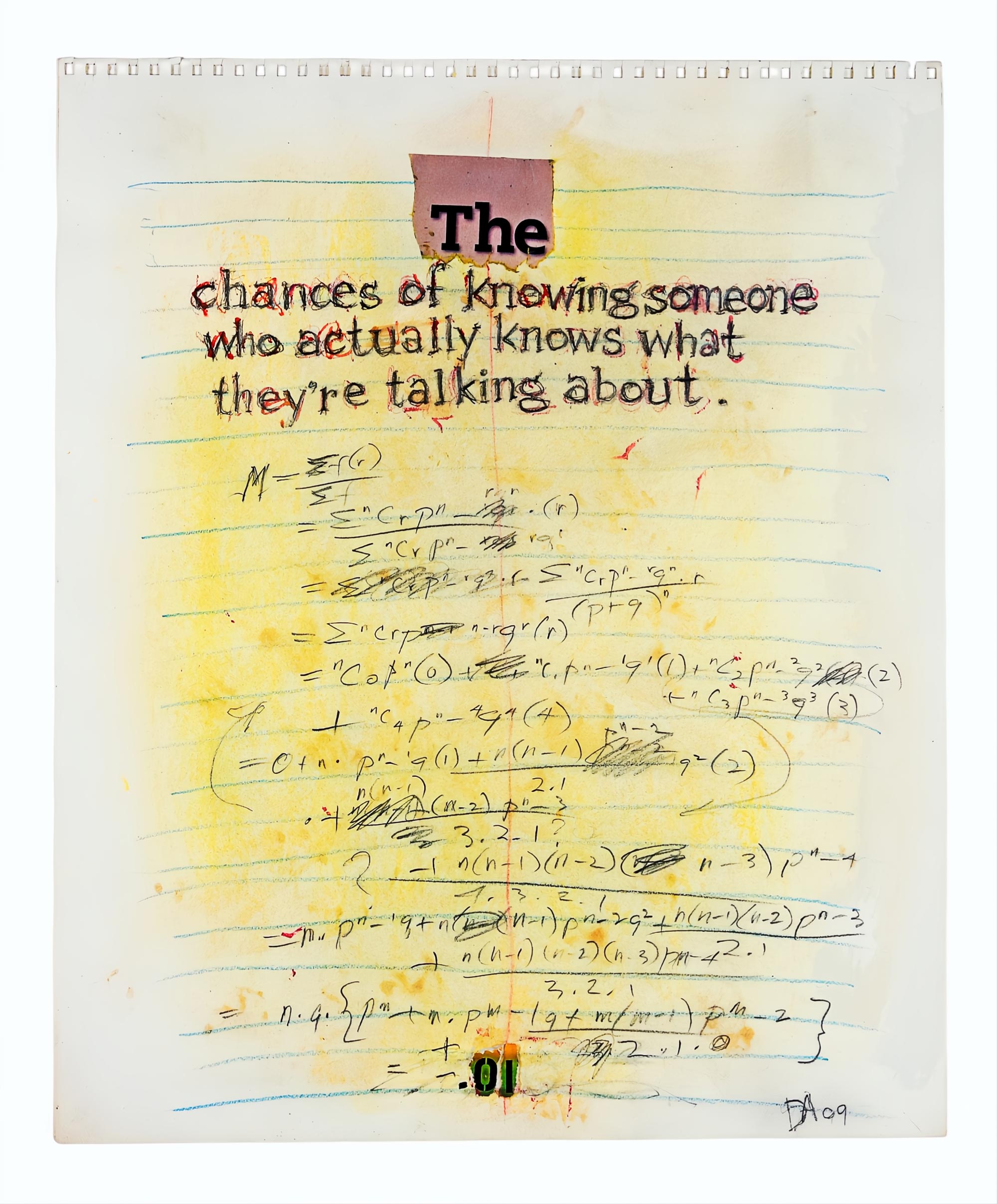 Dan Abramson Chances mixed-media